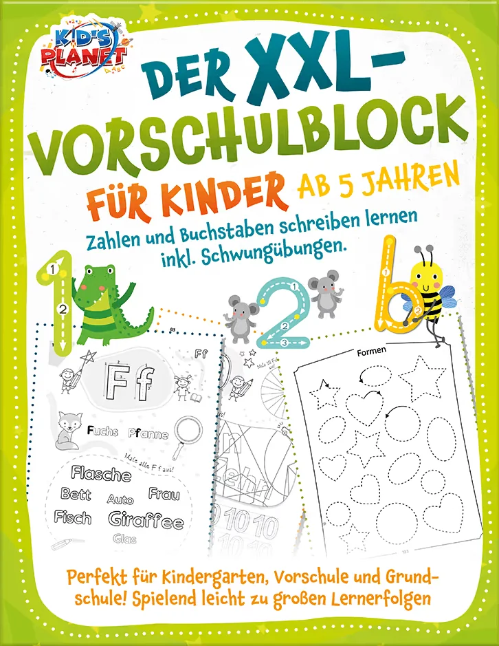Book cover: Der XXL-Vorschulblock für Kinder ab 5 Jahren