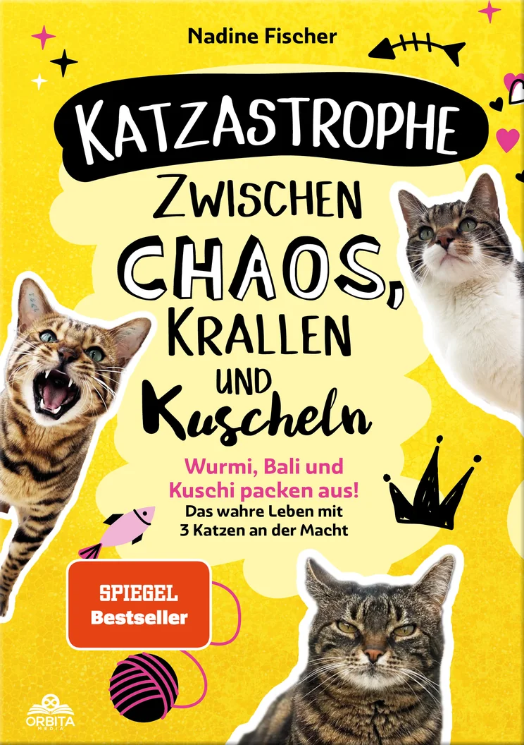 Book cover: Katzastrophe – Zwischen Chaos, Krallen und Kuscheln