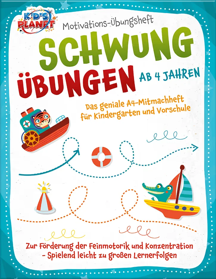 Book cover: Motivations-Übungsheft! Schwungübungen ab 4 Jahren